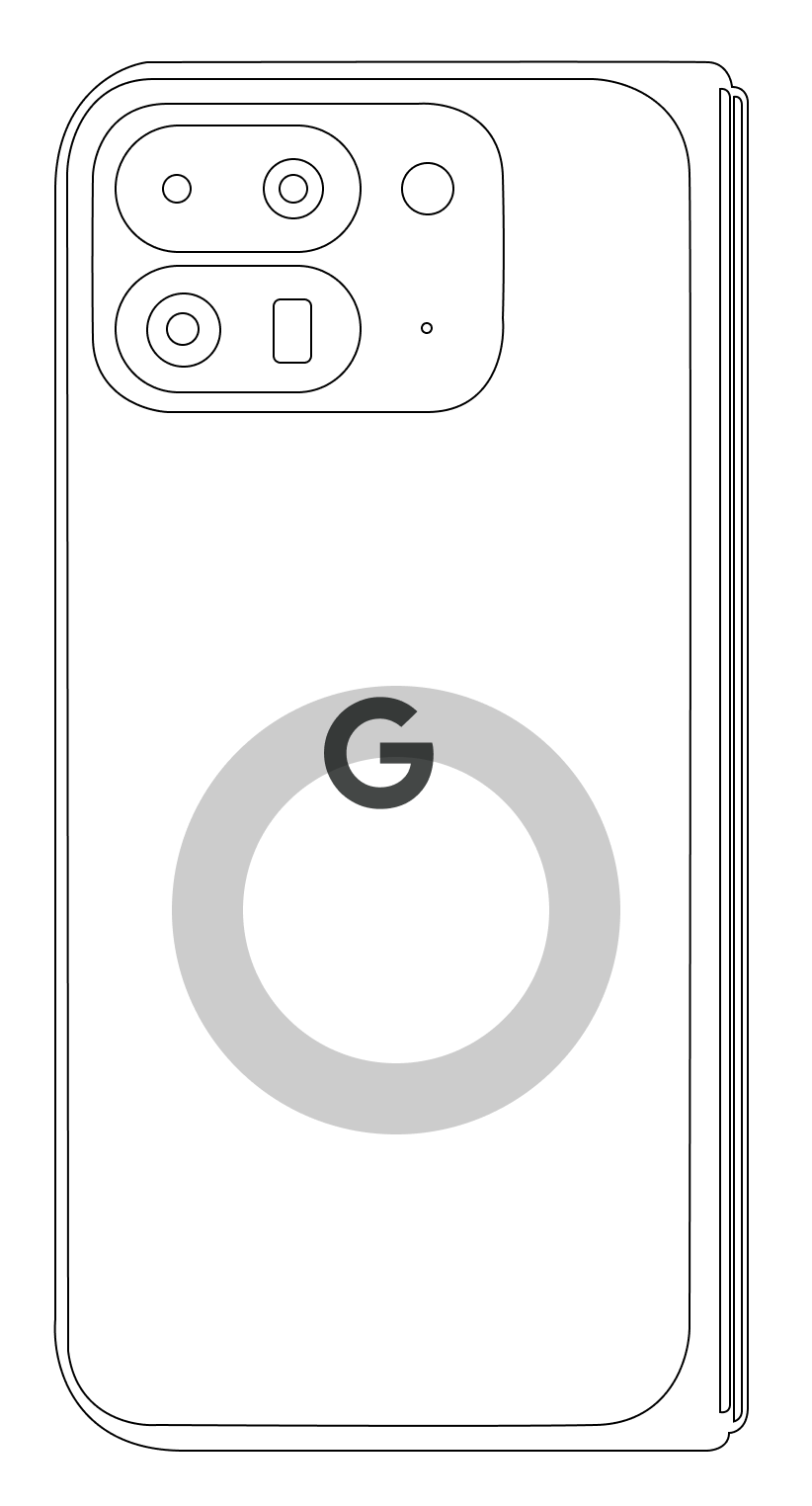 Charging coil position diagram