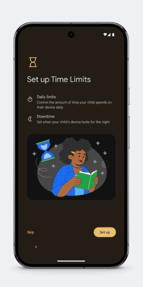 Set up a child account on a Pixel phone Step 6
